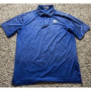 Peter Millar Polo Shirt Kids Boys Large (11-12) Summer Comfort Houston Oaks